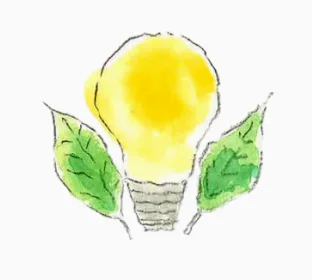 省エネな家のイラスト